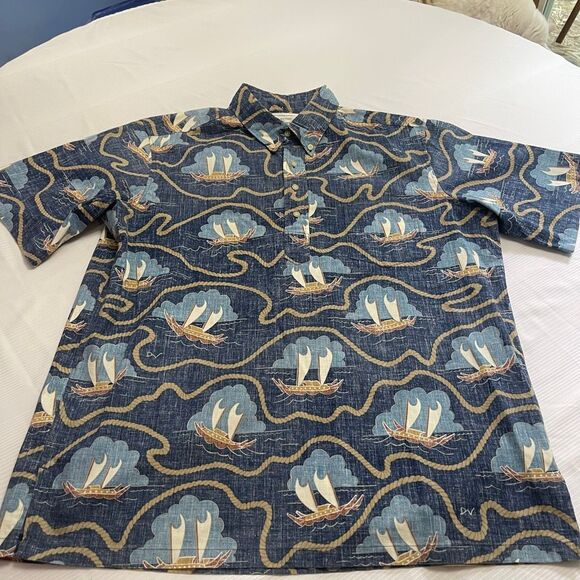Dietrich Varez Collection By Reyn Spooner VTG Short Sleeve Button Down Shirt XL - Picture 1 of 5